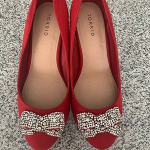 Torrid Wide Width Red Pumps